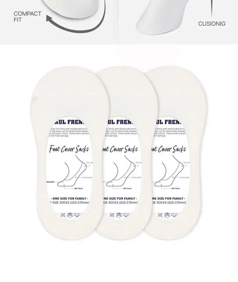 [폴프랜즈] 원사이즈 풋커버 3족번들 220-270mm (3 colors) 상세페이지 30